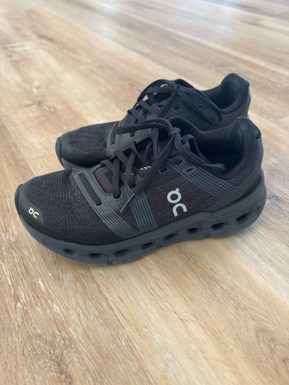 On Running Black Men's Cloud Athletic Running Shoes